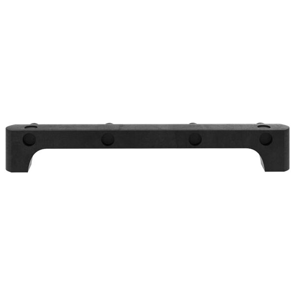 vidaXL Display Shelf Black Fabric (100% polyester), steel