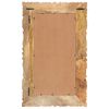 vidaXL Mirror Natural wood Solid mango wood 31.5 x 19.7 in