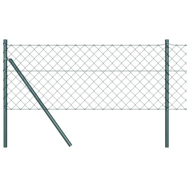 vidaXL Fence Post Green 82.02 x 1.97 ft (2.36 x 2.36 in mesh)