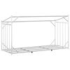 vidaxL Firewood Rack with Rain Cover 78.9"x31.7"x43.5" Galvanized Steel