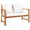 vidaXL Garden Lounge Set Natural wood, Cream