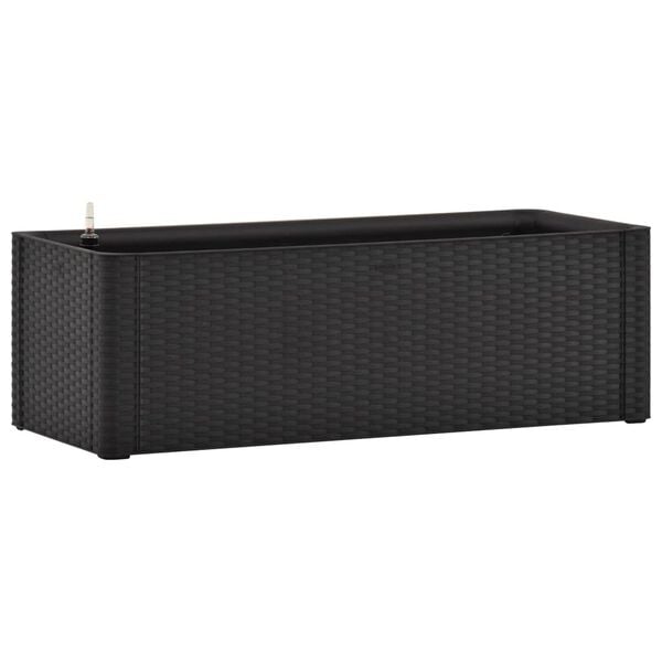 vidaXL Raised Bed Anthracite Polypropylene 39.4x16.9x13.0 in Raised Bed