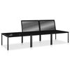vidaXL Garden Lounge Set Black and Gray