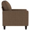 vidaXL Sofa Chair Brown Fabric (100% Polyester), Metal, Textilene Single
