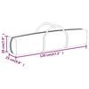 vidaXL Folding Party Tent with Sidewalls Cream 9.8'x19.7'