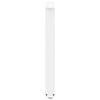vidaXL Dining Table Leg Set of 2 White Powder-coated Steel