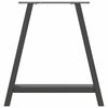 vidaXL Coffee Table Leg Anthracite Powder-Coated Steel Medium