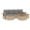 vidaXL Garden Sofa Set Mix Beige