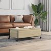 vidaXL Coffee Table Sonoma oak Engineered wood Small Coffee Table