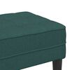 vidaXL Bench Dark green 113 x 57 x 39 cm fabric