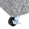 vidaXL Umbrella Base Light Grey Granite base Standard Umbrella Base