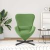 vidaXL Egg Chair Light Green 24.80 x 28.74 x 35.43 in Velvet