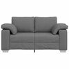 vidaXL Sofa Dark Grey 62.99 x 30.31 x 32.28 in Fabric