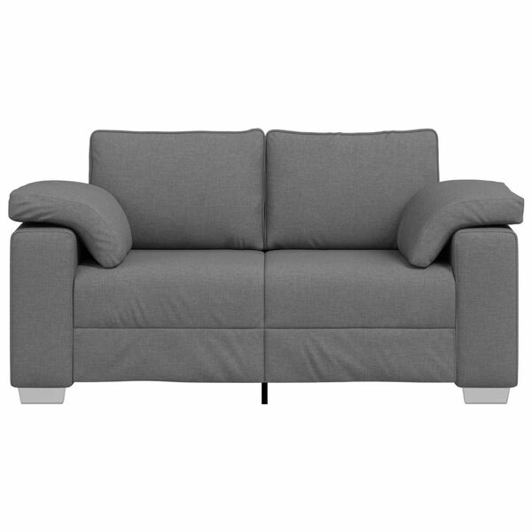 vidaXL Sofa Dark Grey 62.99 x 30.31 x 32.28 in Fabric