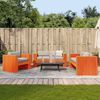 vidaXL Garden Lounge Set Wax brown Solid pine wood Standard Seats Many
