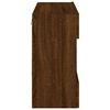 vidaXL TV Wall Cabinet Brown Oak Engineered Wood
