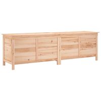 vidaXL Patio Storage Box 78.1"x19.7"x22.2" Solid Wood Fir