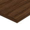 vidaXL Wall Shelf Set of 4 Brown oak Engineered wood 23.6 x 11.8 in