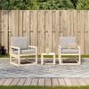 vidaXL Garden Lounge Set Pine Wood Solid Pine Wood Medium