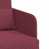 vidaXL Sofa Bed Wine Red 25.59 x 31.50 x 32.68 in Velvet