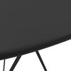 vidaXL Bistro Set Black Powder-coated steel Compact Foldable