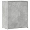 vidaXL Sideboard Concrete Gray Engineered Wood Medium Sideboard
