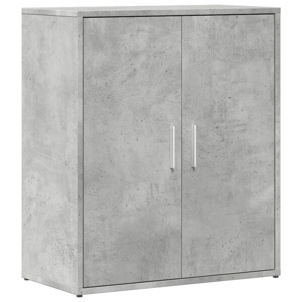 vidaXL Sideboard Concrete Gray Engineered Wood Medium Sideboard