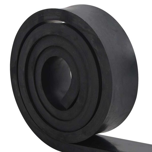 vidaXL Rubber Edge For Snow Plow Black Styrene-butadiene rubber