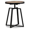 vidaXL Side Table Various (unique for each piece) Reclaimed teak, steel
