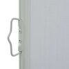 vidaXL Side Awning Grey Polyester and iron 39.4 x 118.1 in Retractable