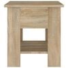 vidaXL Coffee Table Sonoma oak Engineered wood Compact Coffee Table