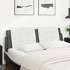 vidaXL Headboard Cushion Black and white
