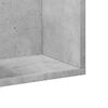 vidaXL Wall Cabinet Concrete grey Engineered wood Medium Wall Cabinet