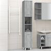 vidaXL Bathroom Cabinet Grey Sonoma Engineered Wood Tall