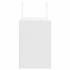vidaXL Paper Bags 50 pcs with Handles White 26x17x25 cm