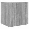 vidaXL TV Wall Cabinet Set of 2 Grey Sonoma Engineered wood Medium