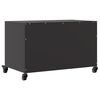 vidaXL TV Cabinet Black Cold-Rolled Steel Medium TV Cabinet