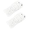 vidaXL Hay Net Set of 2 White Polypropylene 78.7 x 47.2 in Foldable