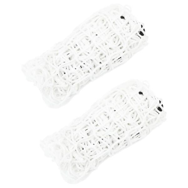 vidaXL Hay Net Set of 2 White Polypropylene 78.7 x 47.2 in Foldable