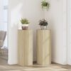 vidaXL Plant Stand Set of 2 Sonoma oak Engineered wood Tall