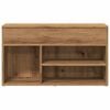 vidaXL Shoe Bench Artisan Oak Engineered wood Medium Shoe Storage Bench
