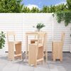 vidaXL Garden Bar Set Natural Pine Solid pine wood Medium Footrest