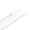vidaXL Wall Shelves 4 pcs High Gloss White 45.3"x3.5"x1.2"