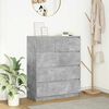 vidaXL Sideboard Concrete Grey Engineered Wood Standard Sideboard