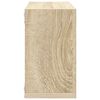 vidaXL Wall Cube Shelves 2 pcs Sonoma Oak 10.2"x5.9"x10.2"
