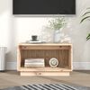 vidaXL TV Cabinet 23.6x13.8x13.8" Solid Wood Pine