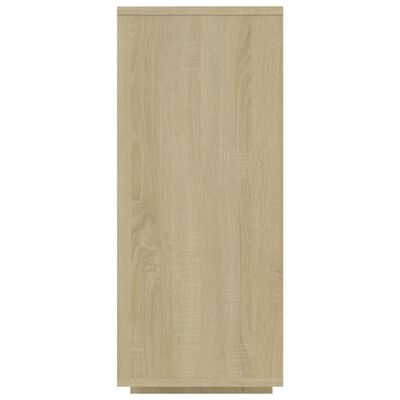 vidaXL Sideboard Sonoma Oak 47.2"x11.8"x29.5" Engineered Wood