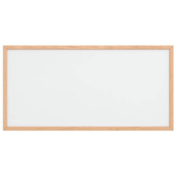 vidaXL Magnetic Whiteboard with Solid Pine Wood Frame 23.6x11.8"