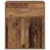 vidaXL Sideboard Old Wood 23.62 x 12.20 x 27.56 in Engineered Wood