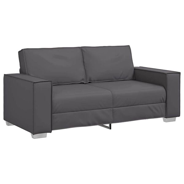 vidaXL Sofa Grey 70.87 x 30.71 x 33.07 in Fabric